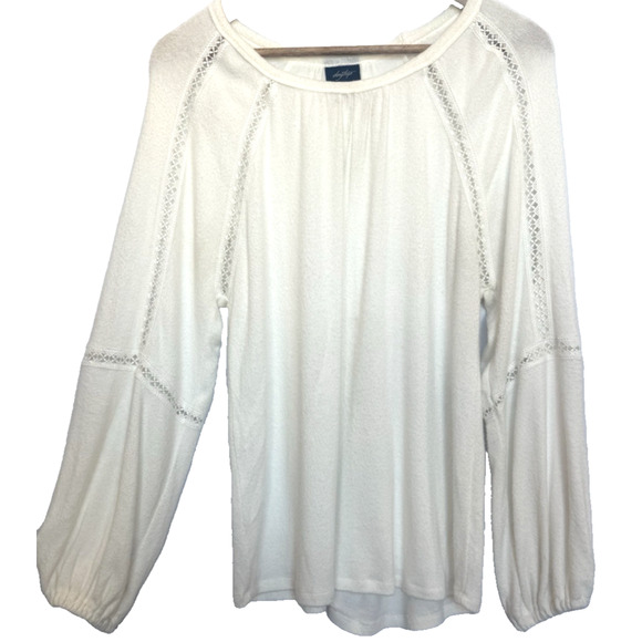 Buckle Daytrip Womens Beachy Oversized Tunic Sweater Size M Crochet Lightweight - Picture 1 of 10